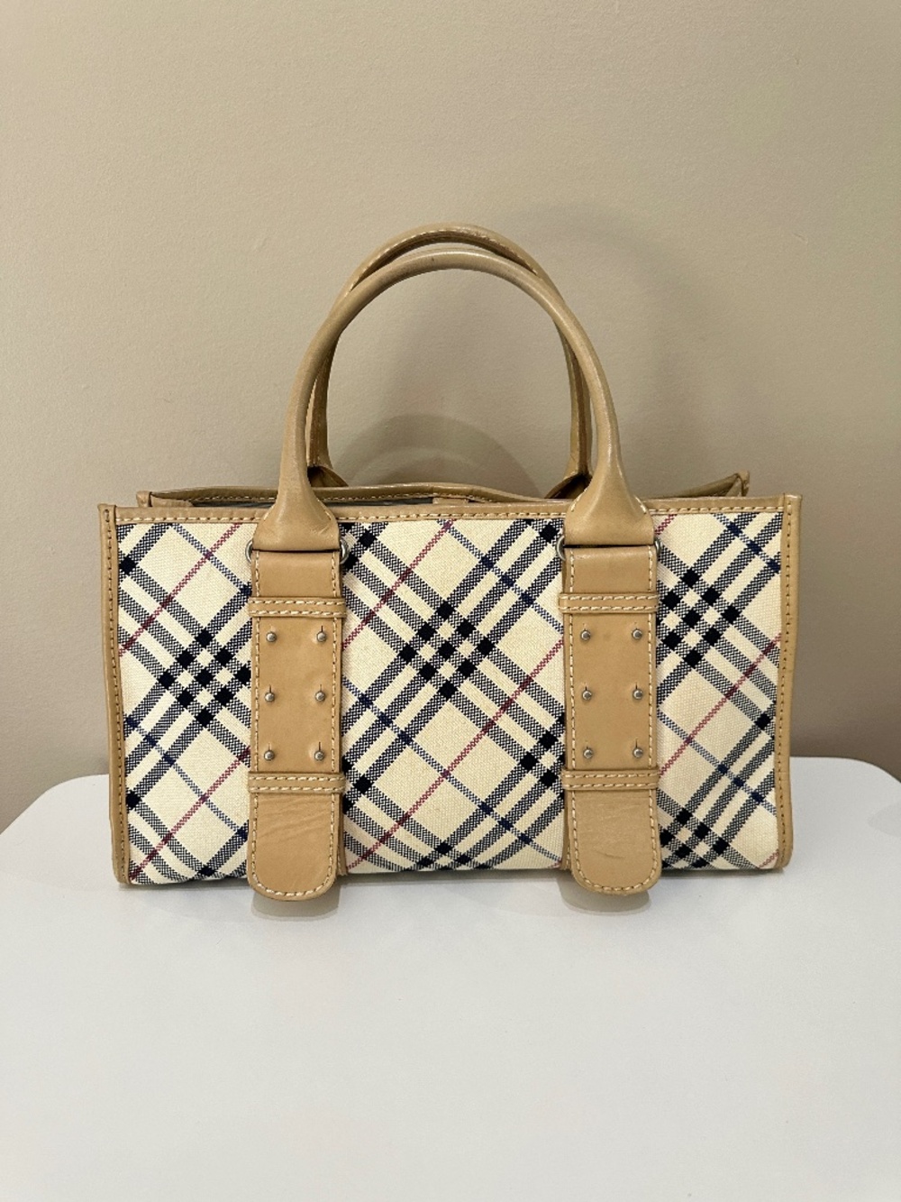 Burberry Blue Label Nova Check Handbag Japan Exclusive